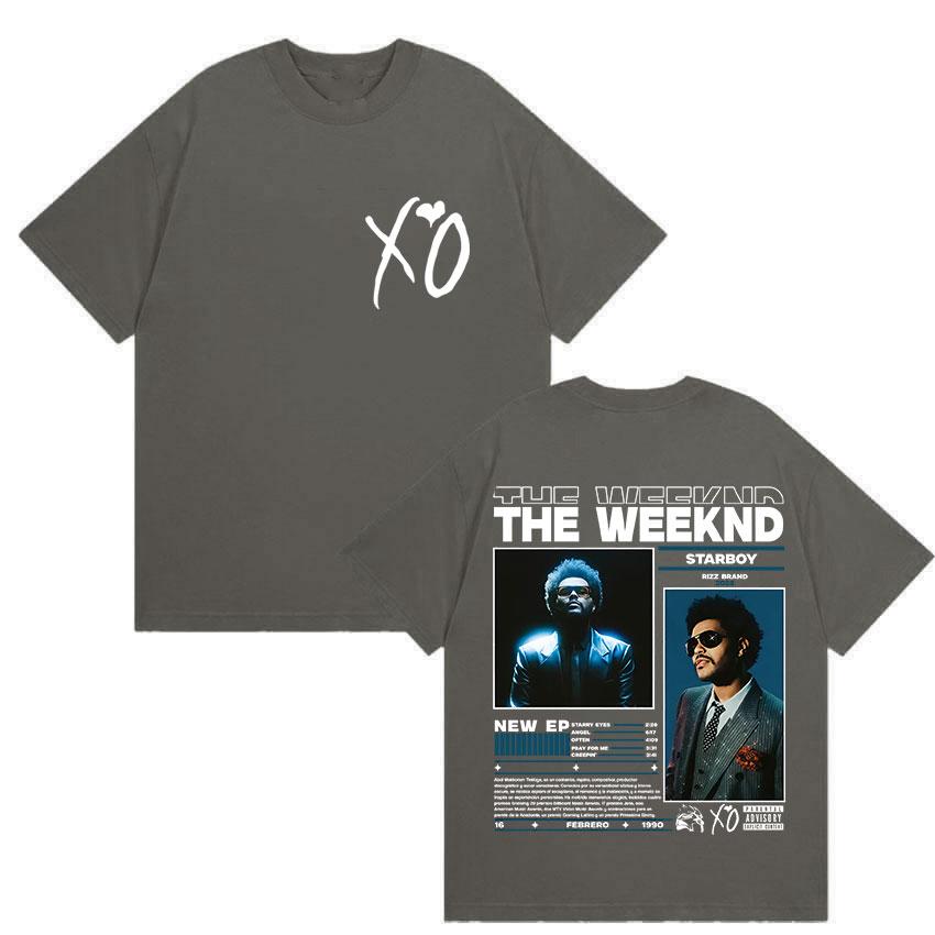

Rap Singer THE WEEKEND STARBOY XO Tour Vintage Pattern Tshirt for Unisex Women Fashionable Hiphop Cotton Tshirt 4XL