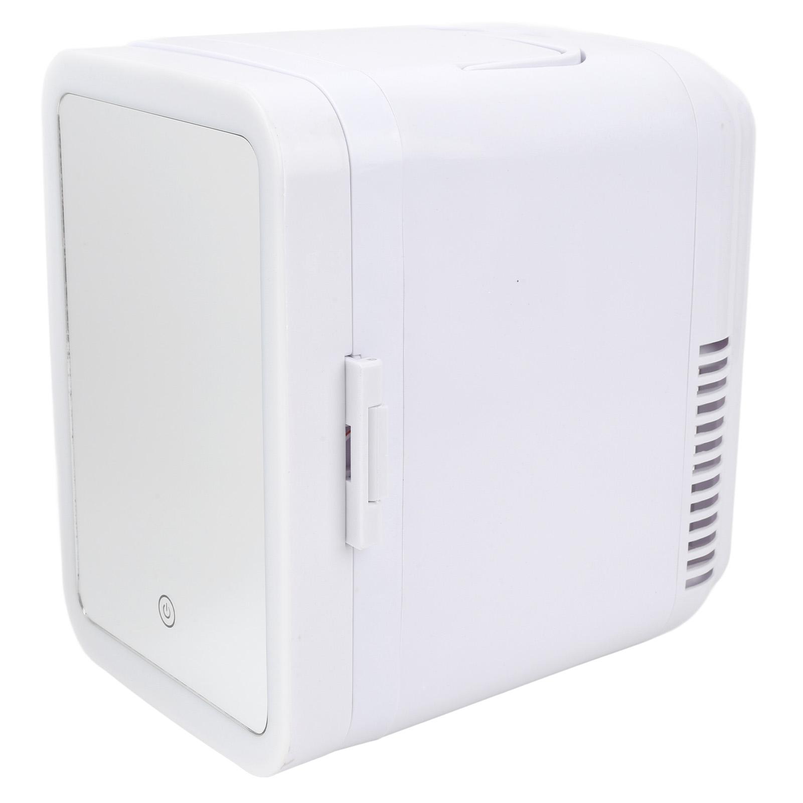 

Мини-холодильник портативный охладитель подогреватель 4 л с зеркалом макияж небольшой холодильник для косметики еды напитков EU PLUG