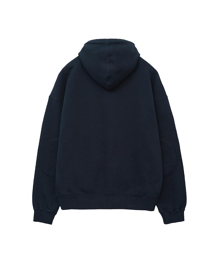 Roughside Oversized Zip Up Hoodie Navy