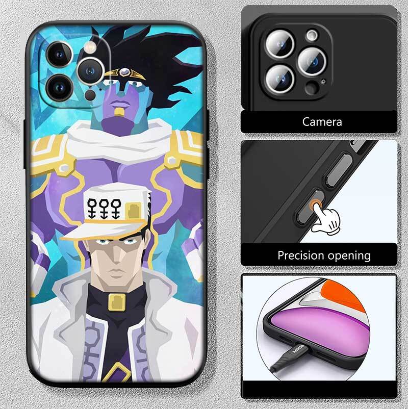 JoJo's Bizarre Adventure Phone Case for Redmi Note 12 12S 12C 13 13C 13R 14 14S 14R 14C 11A 13X A3 A3X A4 A5 Pro Max Plus