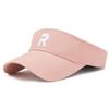 R Cotton Letter Hat Visor Cap Sun Protection Breathable Baseball Gifts Caps