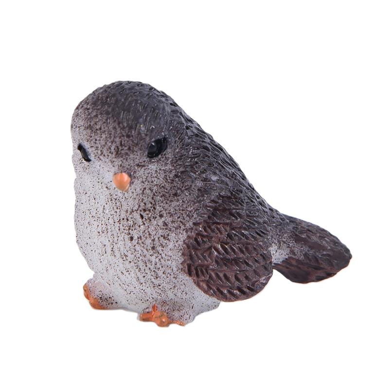 Sale 1 Pcs/lot Random Mini Bird Of Minerva Small Decoration Owl Fairy Garden Home Decor DIY Miniature Animals Miniature Garden