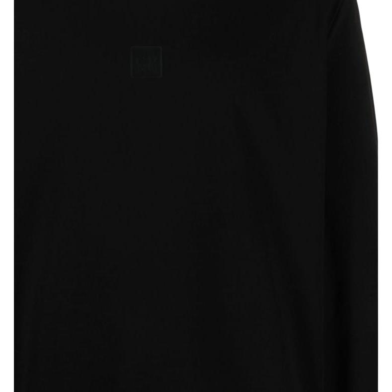 C.P. Company Solid Color Crew Neck Fitted Straight Leg Long Sleeve Sweater Men sweater Black 16CLSS230A006452W999