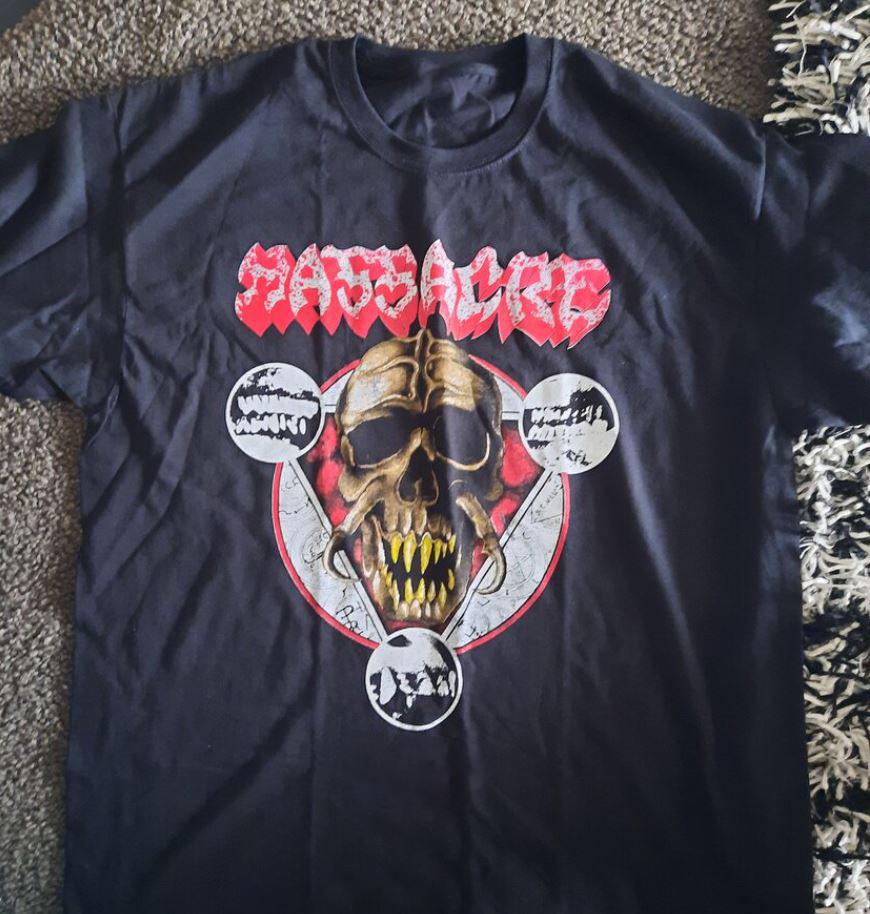 

Massacre Band Europe and Beyond Tour Unisex TShirt All Size S To 5XL MI135 Unisex T-Shirt XXXXL