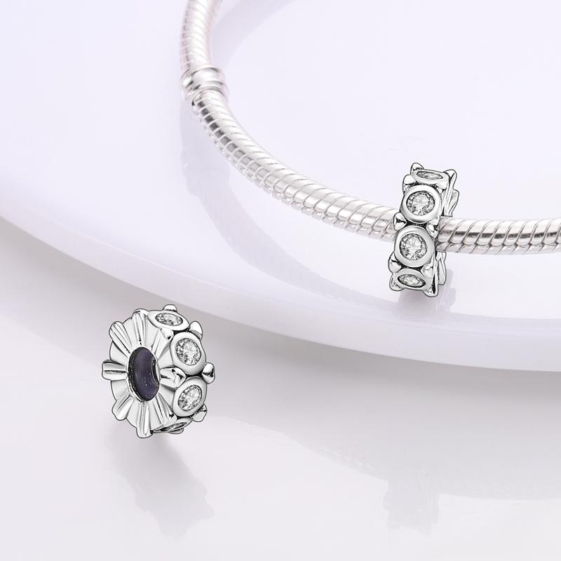 Mărgele Charm Pandantiv Noi din Argint Sterling 925 Linii Geometrice Se Potrivesc Brățării Originale DIY Pentru Confecționare Colier cu Pandantiv Femei