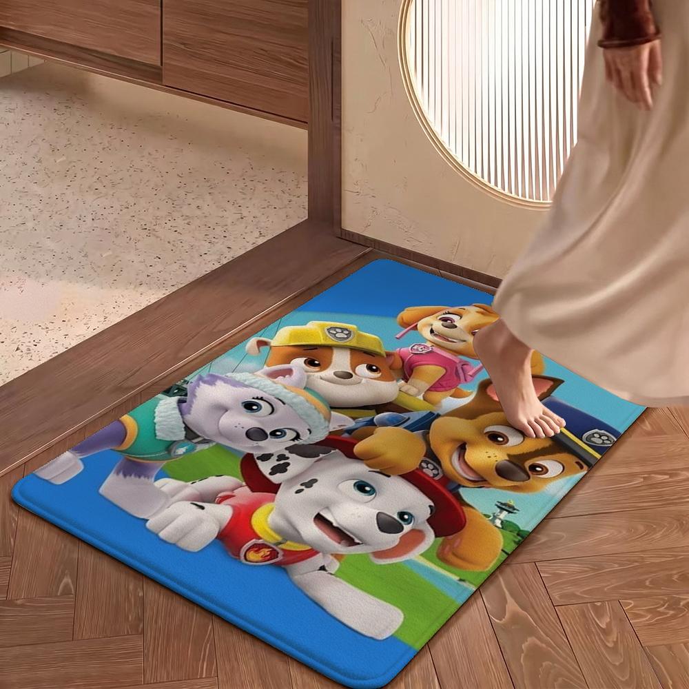 Paw Patrol Pups' Happy Time Patterned Rug Durable Stainresistant Carpet For Hallway Balcony Study Home Party Decor Birthday Gift