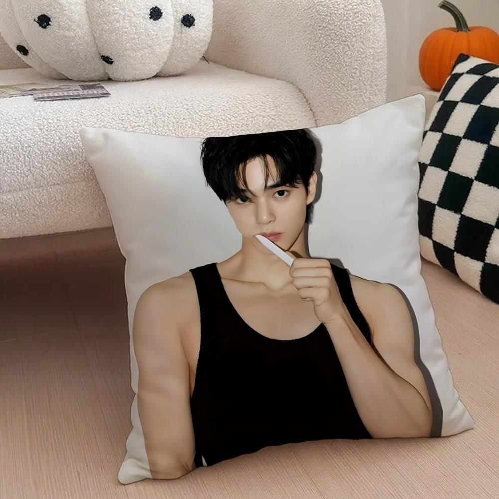 Handsome Charming Korean Actor SSong Kang Cushion Cover Throw Pillow Cover Hidden Button Durable Polyester Chair Cushion