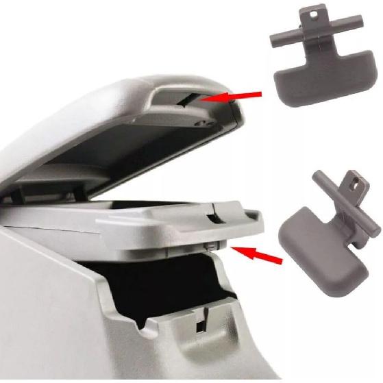 Generic 84661-3K000U7 84662-3K000U7, 2 pcs Center Console Armrest Upper & Lower Latch Clip, Armrest Latch Manual Trans for Hyundai Sonata 2009-2010