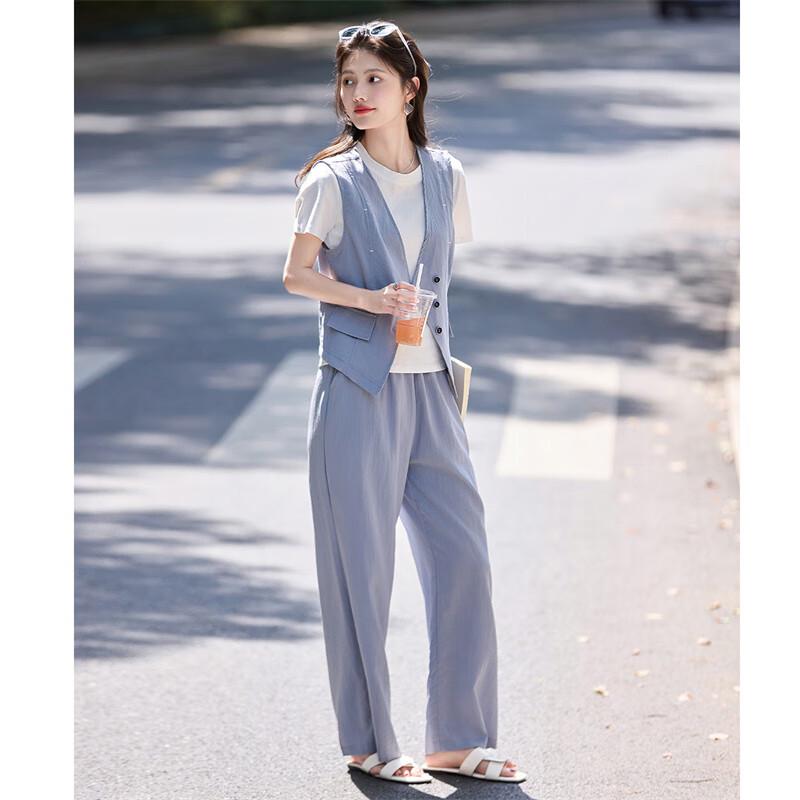 Women's Casual Summer Three-Piece Commuter Set