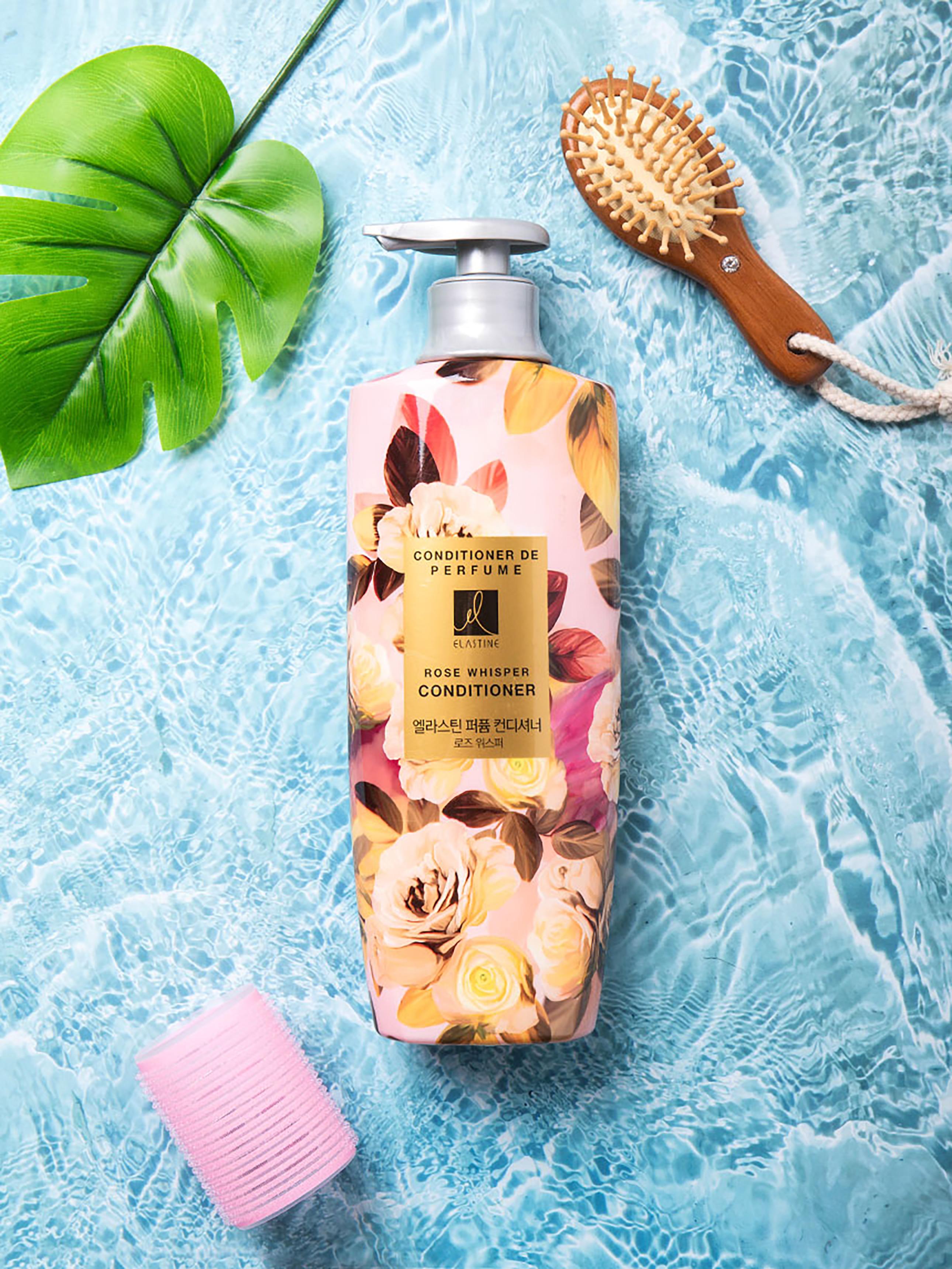 Elastine Perfume Conditioner 600ml - Rose Whisper Scent 1ea