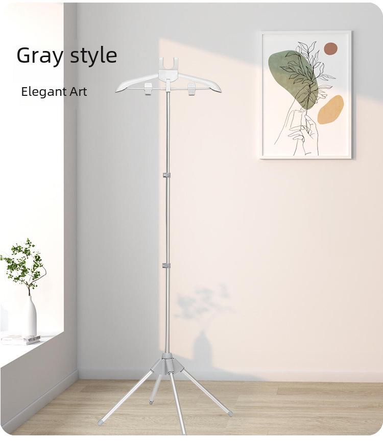 Foldable Rack Ironing With Floor Handheld Board And Adjustable Telescopic Support