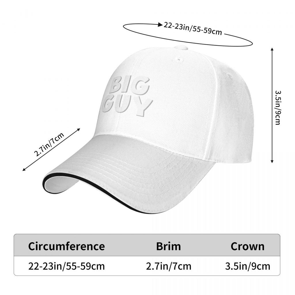 Schlatt And Co Merch Big Guy Cap Baseball Cap Golf Hat Custom Cap Cosplay Cap Female Unisex's