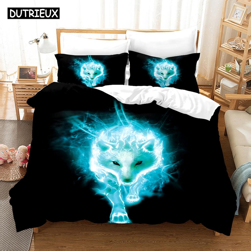 3D Wolf Bedding Sets Duvet Cover Set With Pillowcase Twin Full Queen King Bedclothes Bed Linen