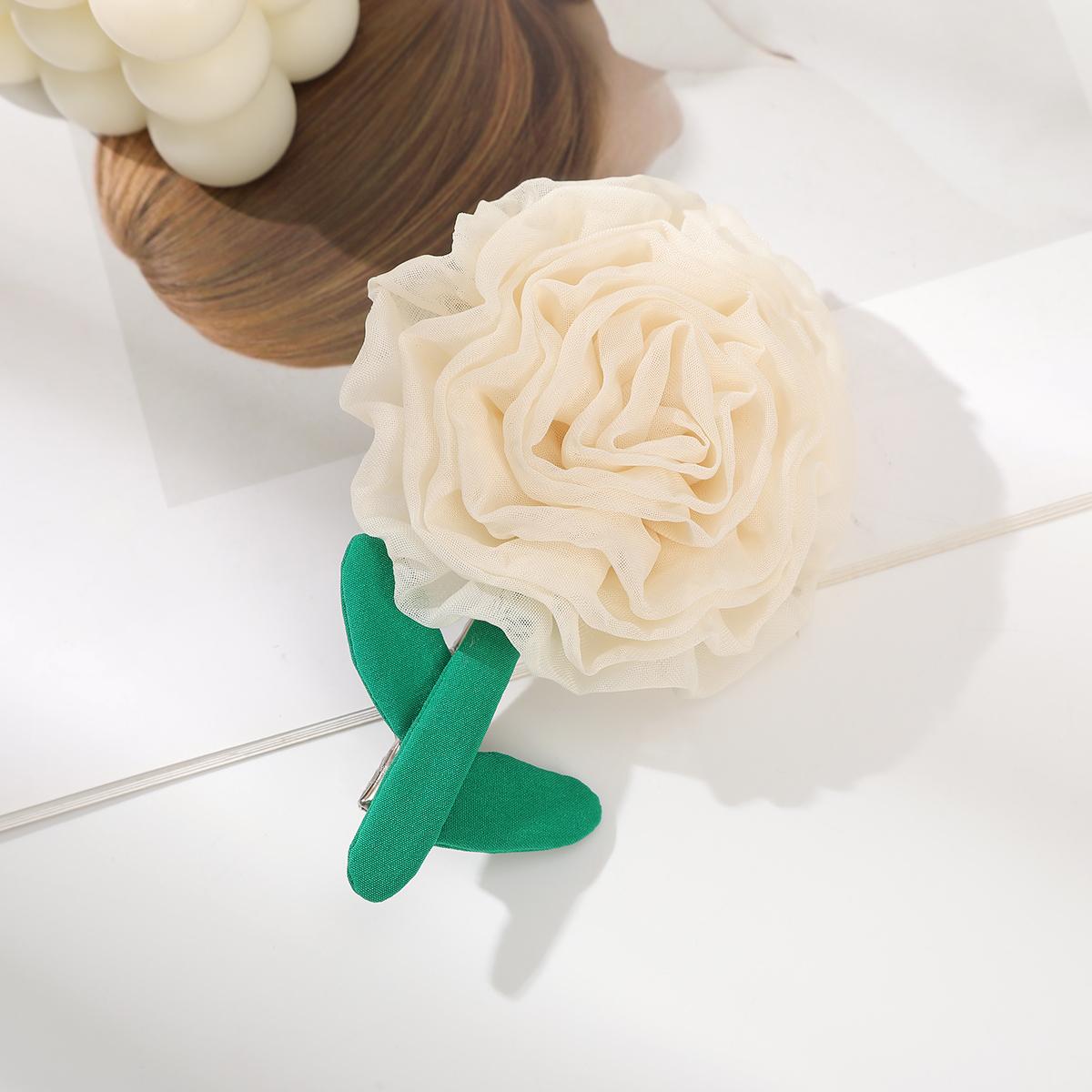 

AWAYTR Мода Тканевый Цветок Утиный Зажим для Волос Цветочные Заколки для Волос Валентин Головной Убор Аксессуары для Волос для Девочки Подарок на Фестиваль