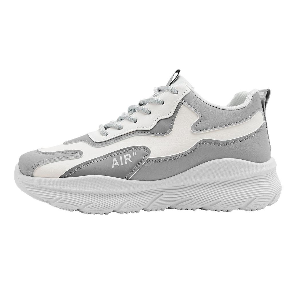 New Sports and Leisure Shoes Leather Fashion Running Shoes Dad Shoes Soft Sole Flick Men's Sports Shoes