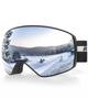 RIOROO Ski and Snowboard Detachable Glasses Helmet Wide Field of UV Impact Ideal for Winter Ski and for and Includes Japanese Instructions Goggles,