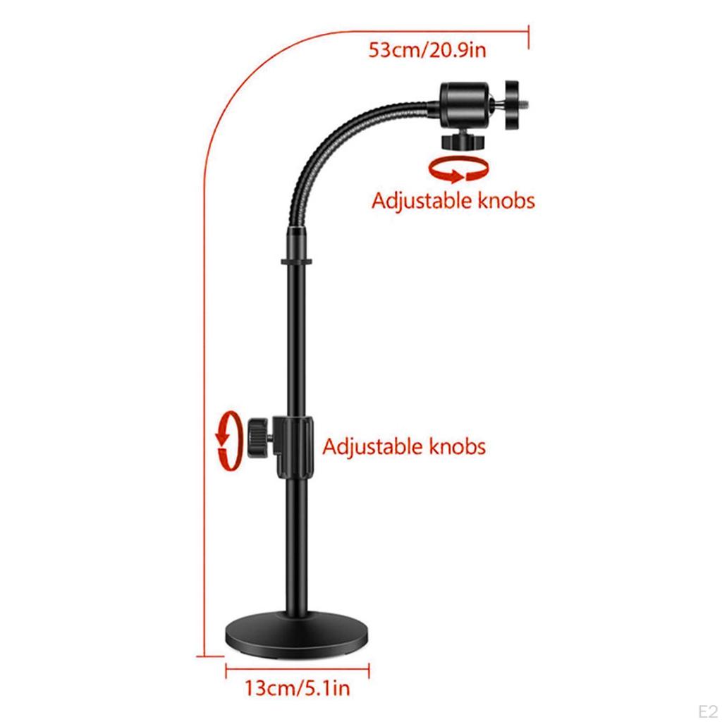 Tablet Stand Camera Holder Degree Rotation Rotatable Desktop Mount Base for Online