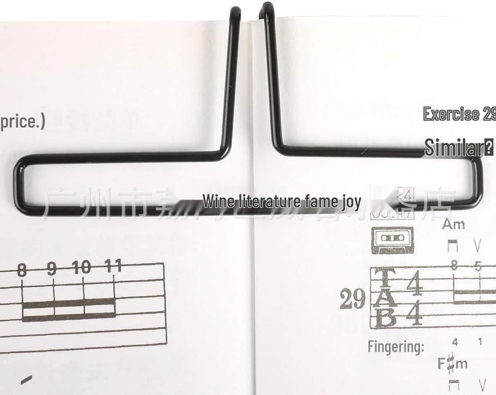 Universal Music Score Clip - Large Metal Holder for Piano & Music Stand