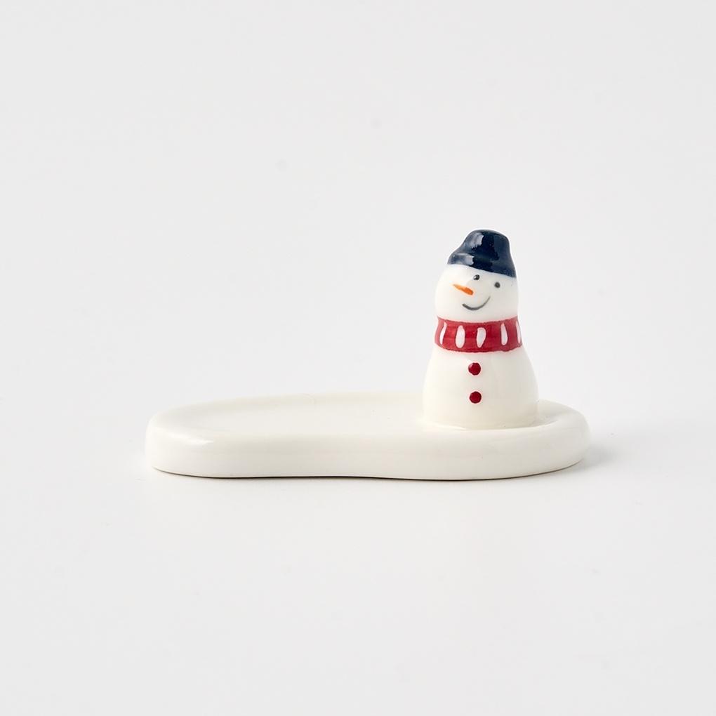 [Click on the banner]Holly Bear Spoon Rest Snowman_CA9125050
