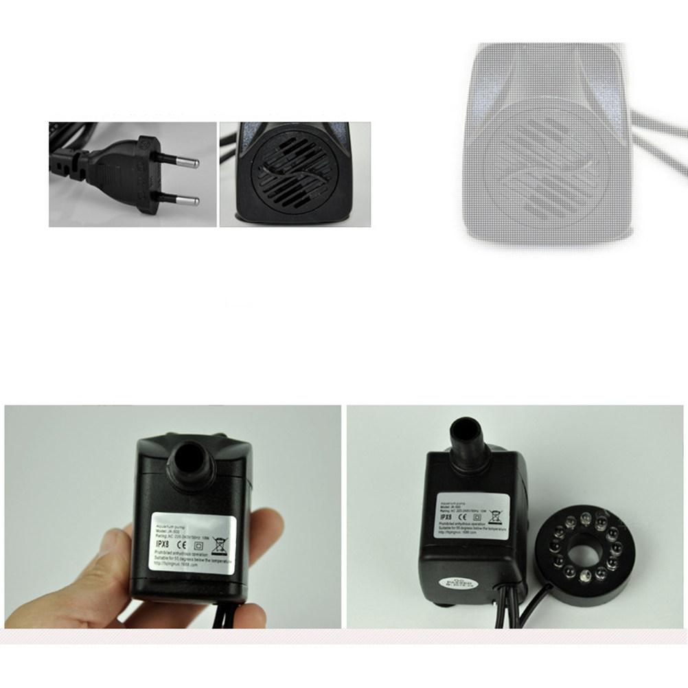 10W Submersible Water Pump for Small Ponds Desktop Fountains Aquariums Water Gardens with Adjustable Flow Rate