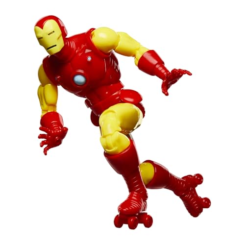 Hasbro Marvel Legends Series Iron Man, Avengers Retro Marvel Comics Secret Wars Collectible 6-Inch Action Figure with Shield (G0780) Authentic