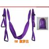 Aerial Yoga Hammock With Locking Carabiners Nylon Anti-Slip Suspension Strap Inversion Therapy Fitness Training