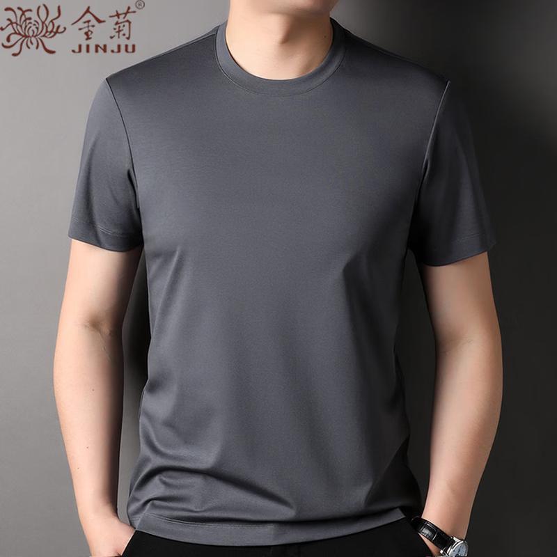 

Мужская повседневная футболка с круглым вырезом из смесовой льняной ткани 2XL