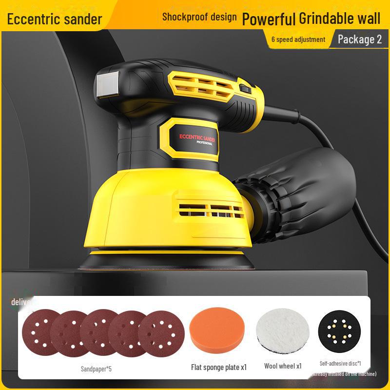 

5-дюймовый эксцентриковый шлифовально-полировальный станок для деревообработки