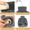 2L Large Leakproof Hot Water Bottle Foot Warmer Without Electricity Super Soft Cozy Thick Heating Pads for Winter Warmth