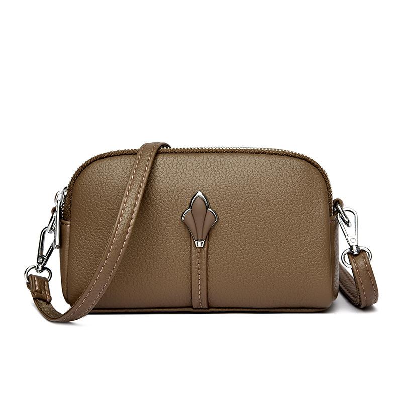 Large-capacity Retro Small Square Bag Simple Single-shoulder Stylish Crossbody Small Square Bag Casually