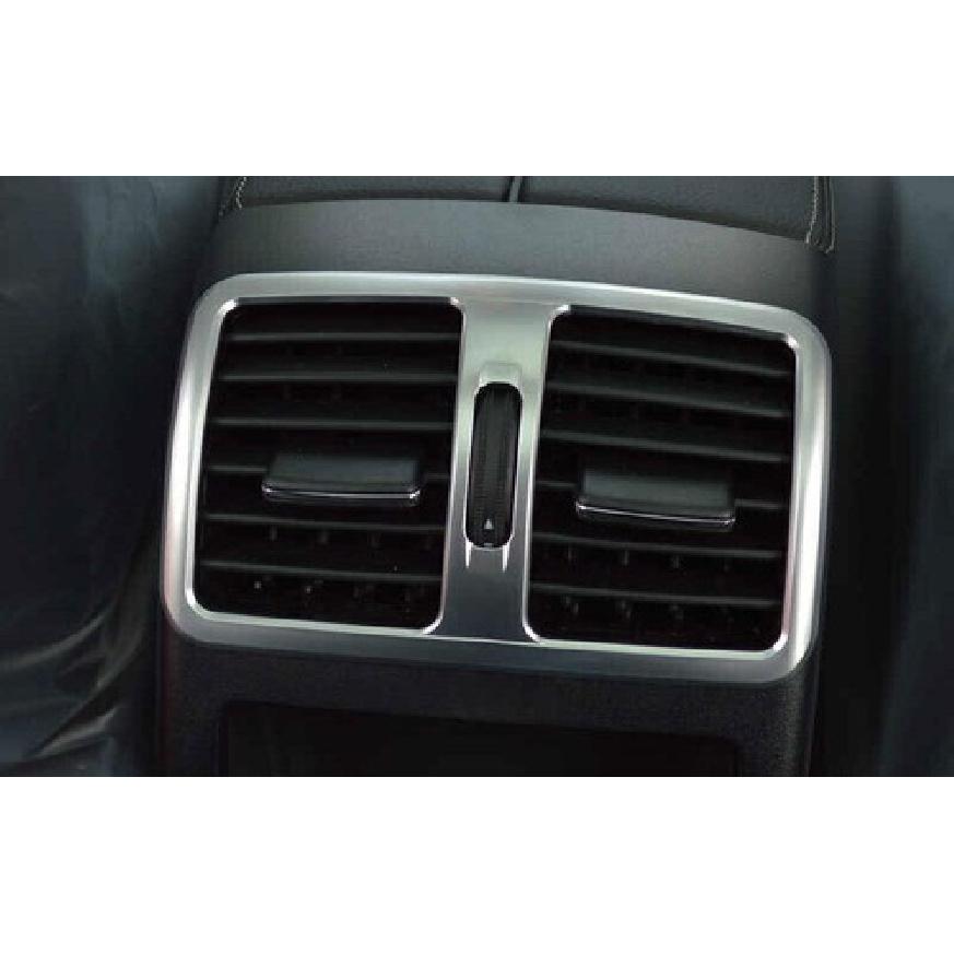 Car Inner Matte Silver Air Outlet Vent Cover Central Console For 09-15 Benz GLK