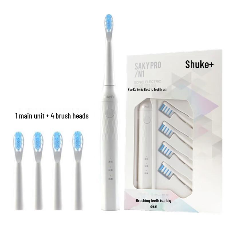 

Shuke N1 Sonic Electric Toothbrush CN plug (adapter included)