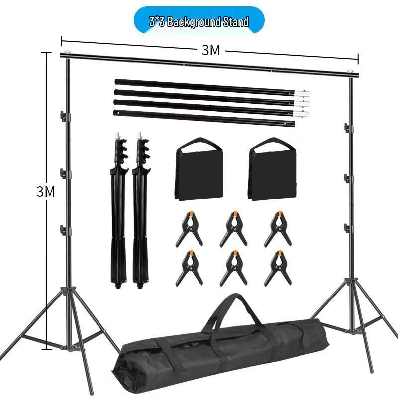 Black Scorpion Adjustable Photography Backdrop Stand
