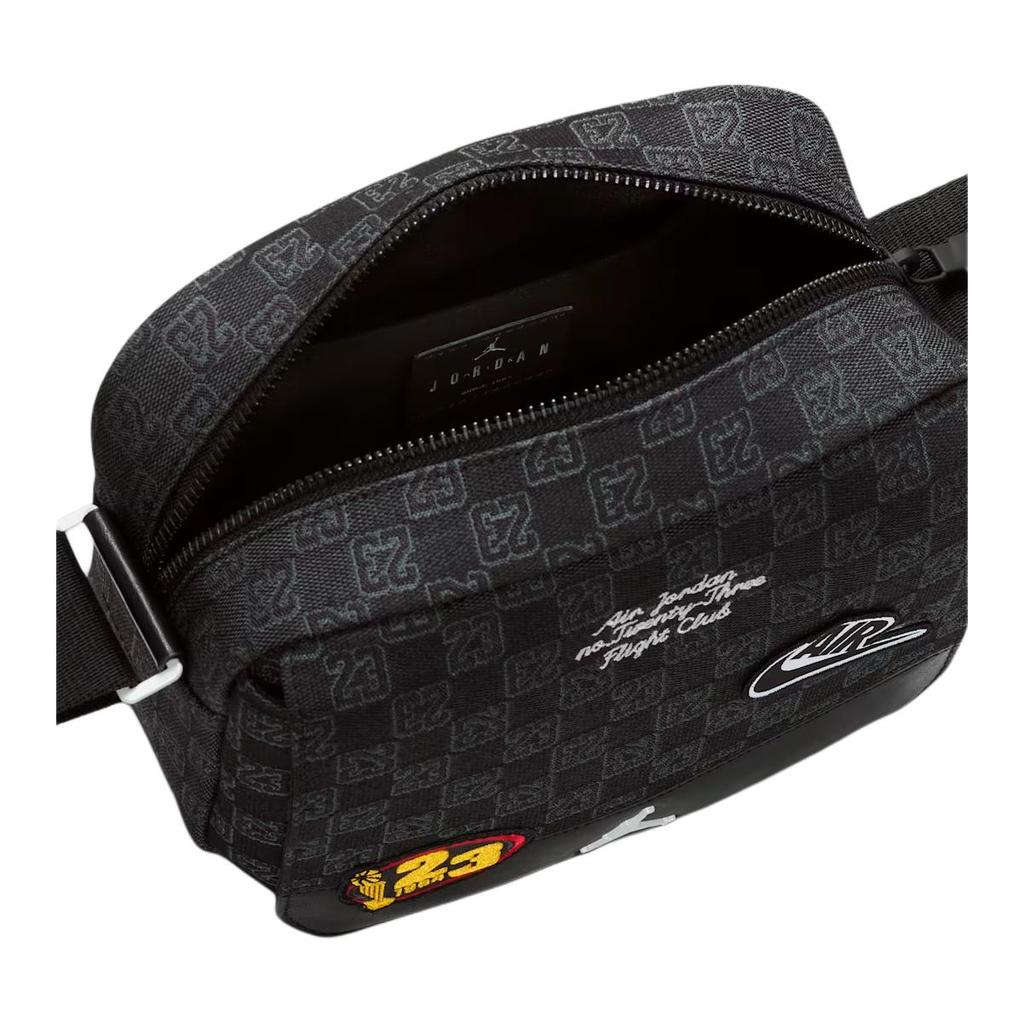 Jordan Polyurethane Crossbody Bags Unisex Black IQ3203-010