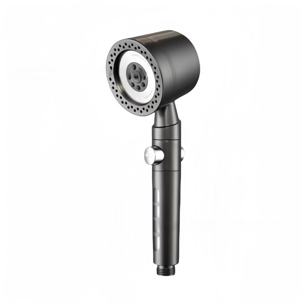 5 Spray ABS Portable Shower Head High Pressure Spa Filtered Shower Heads with Stop Button Universal Bathroom Nozzle