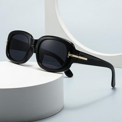 European American Exclusive Modern Retro Large Frame Sunglasses Trendy Street Photography Fashion Accessories