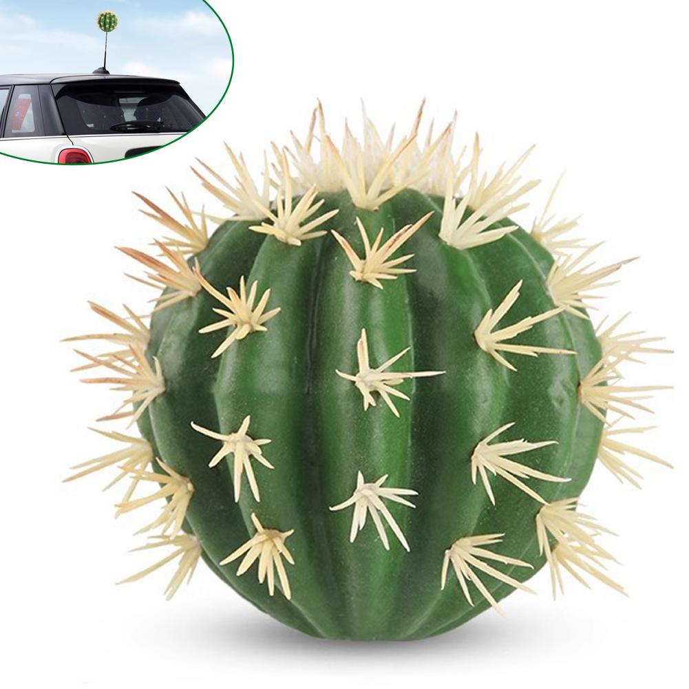 Auto Antennenaufsatz Dekoration 3D Niedlicher Cartoon Kaktus Antennenball Für Auto Dach Antenne Dekoration Zubehör T1x9