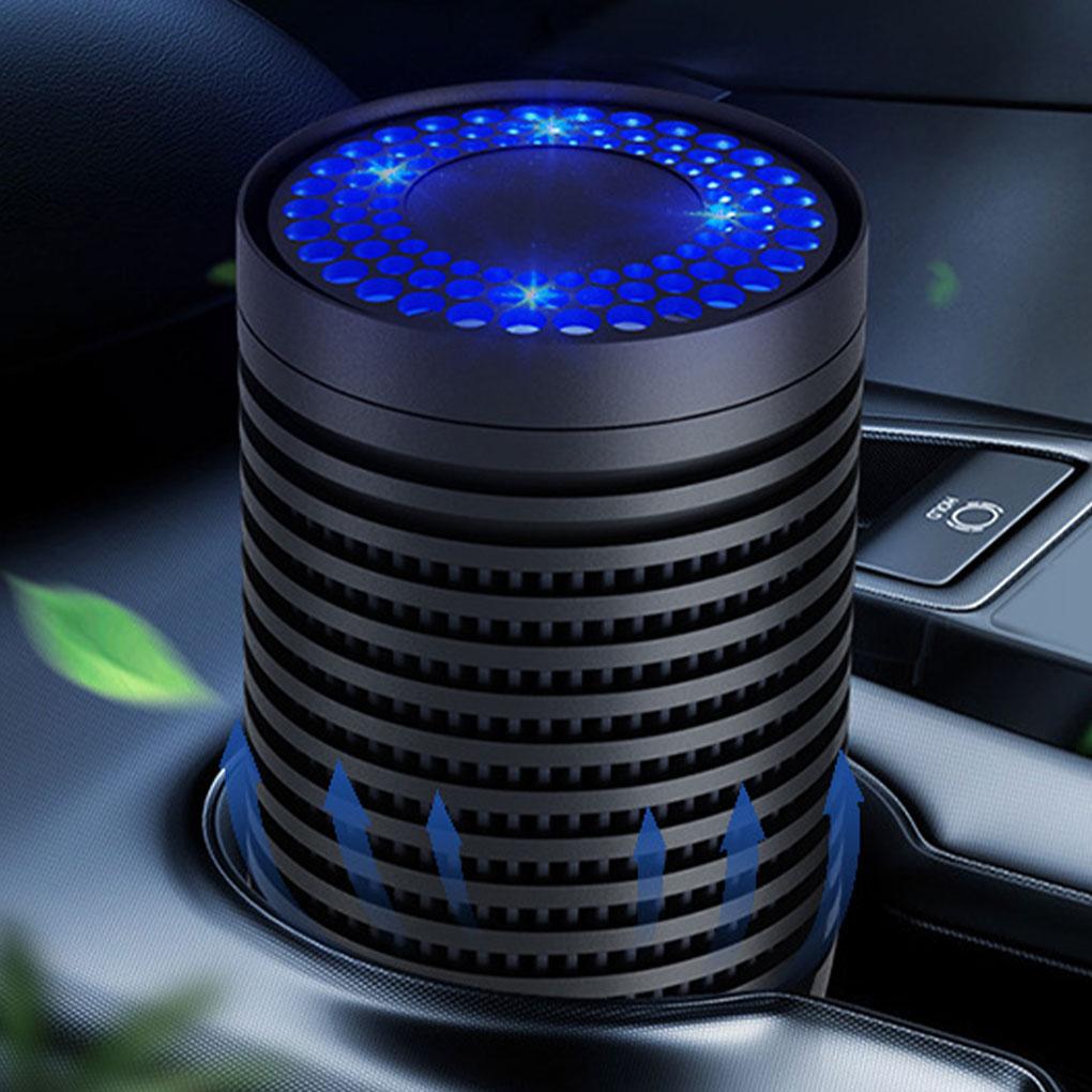 Portable Air Purifier Car Negative Ion Generator Remove Formaldehyde Deodorizer Smoke Washer Vehicle Air Cleaner Home Car