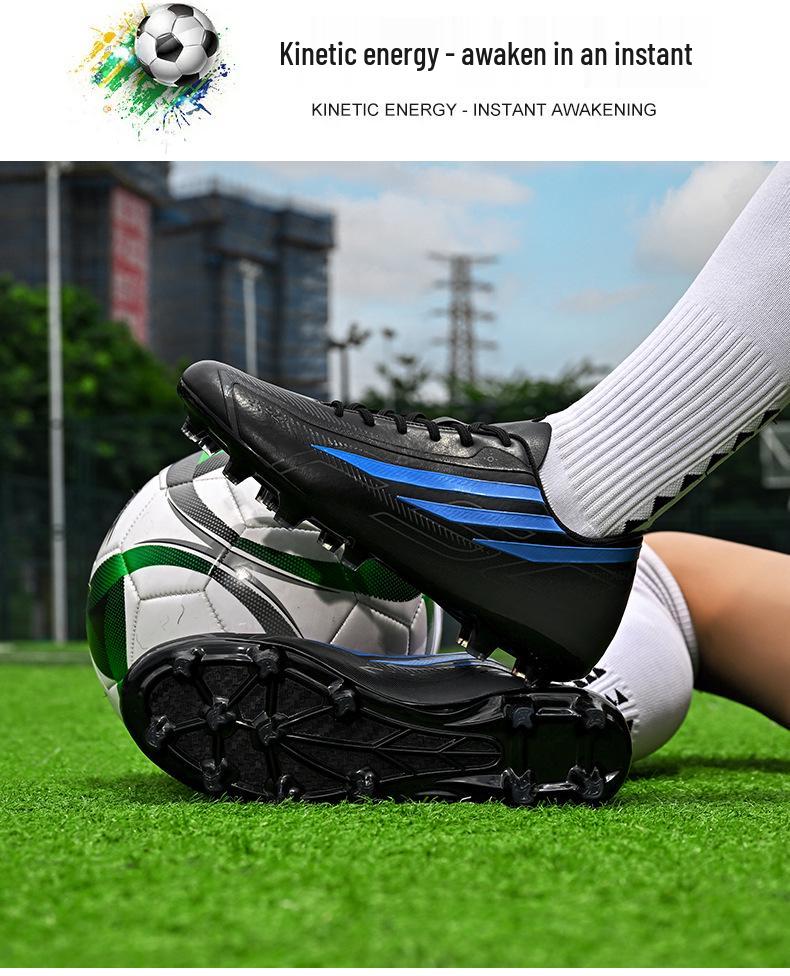 Unisex Fotballsko for Kryssgrensehandel med Lange Knotter for Kunstgress og AG: Passer for voksne, studenter, trening og konkurranse.