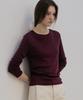 Tilaidai Modal Basic Slim T-Shirt_Wine