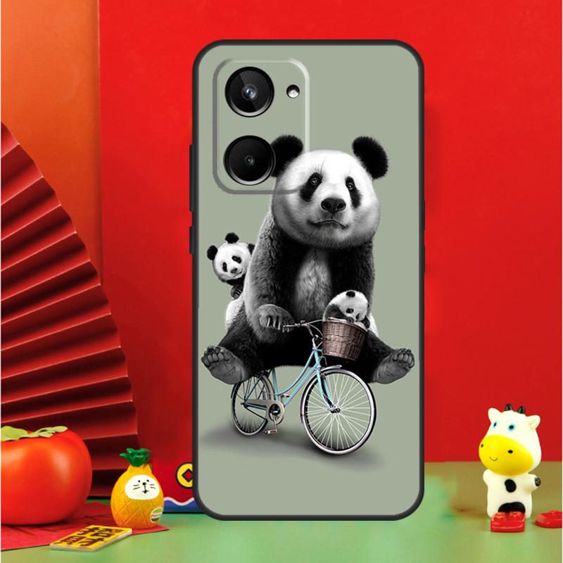 Panda Animal Cute Bear For Realme 10 11 12 13 14 Pro Plus 15 GT7 Pro GT6 C65 C67 C63 C61 C55 C51 C53 C35 C75 Case