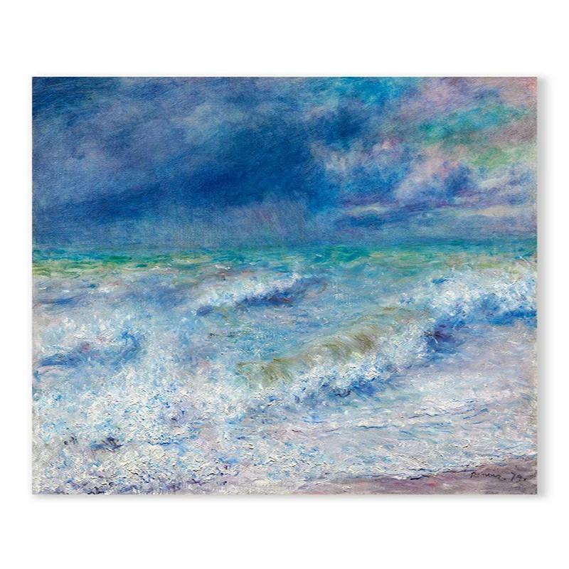 Monet Colour System Landscape Print Wall Art Nordic Village River Alpine Poster Beauty Canvas Painter Living Room Decoration