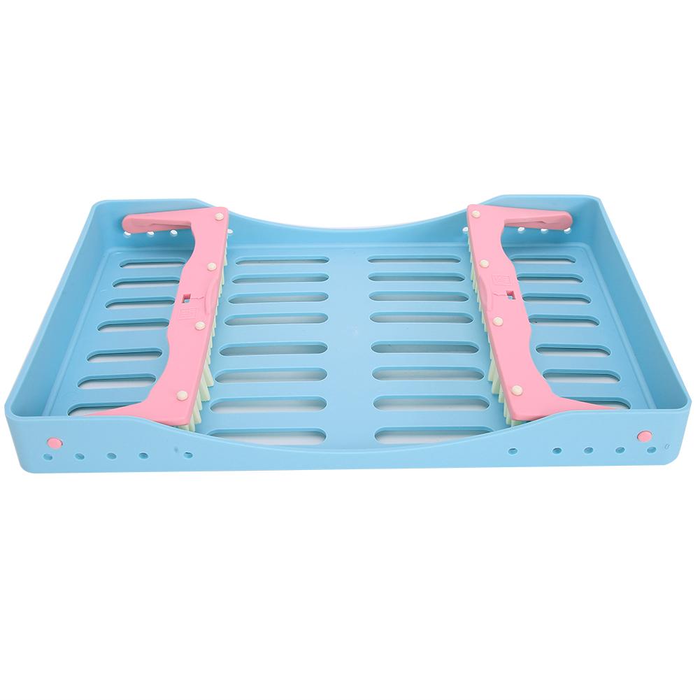 Dental Surgical Sterilization Box Disinfection Tray Sterilization Box RackBlue