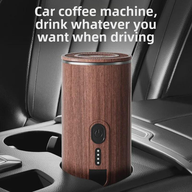 Portable Wireless Espresso Machine: 3-in-1 Italian Automatic Capsule & Coffee Powder System