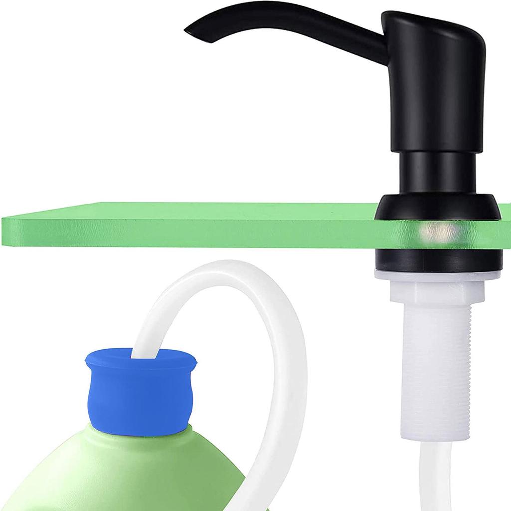 American-Style Sink Soap Dispenser with 1.2m Silicone Hose