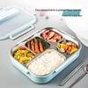 Minimalistische 5-Fächer-Lunchbox aus 304 Edelstahl