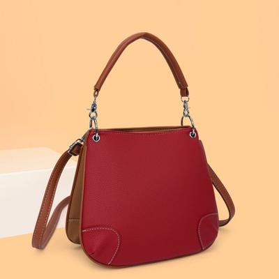 Sac à main pour femmes Patchwork Épaule Messager Travail de bureau Cuir PU Sac cabas pour femmes Sac à main de luxe pour dames Sacs à bandoulière mode élégants