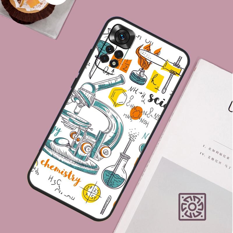 Vintage Chemistry Laboratory Case For Redmi Note 12 10 9 8 11 13 Pro 9S 10S 11S 12S Phone Cover For Redmi 12C 9C 10C 13C