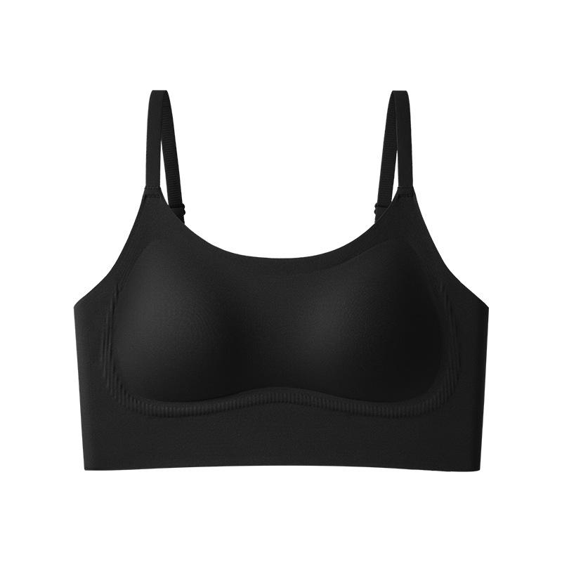 New abraded heat storage underwear, seamless backing, soft support, comfortable and warm, closed breast tube top, women's steel-free