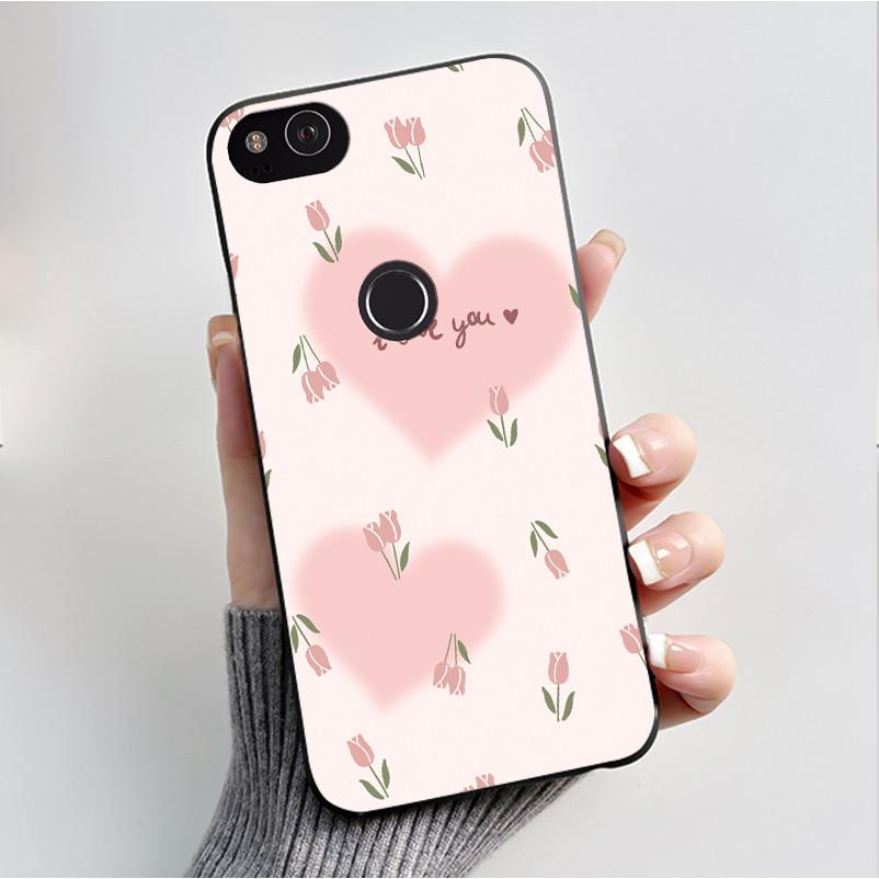Für Google Pixel 2 Hülle Weicher Schwarzer Silikon-Stoßfänger Schmetterling Handyhülle für Googe Pixel2 2XL Pixel2XL 2 XL Hüllen Fundas Coque